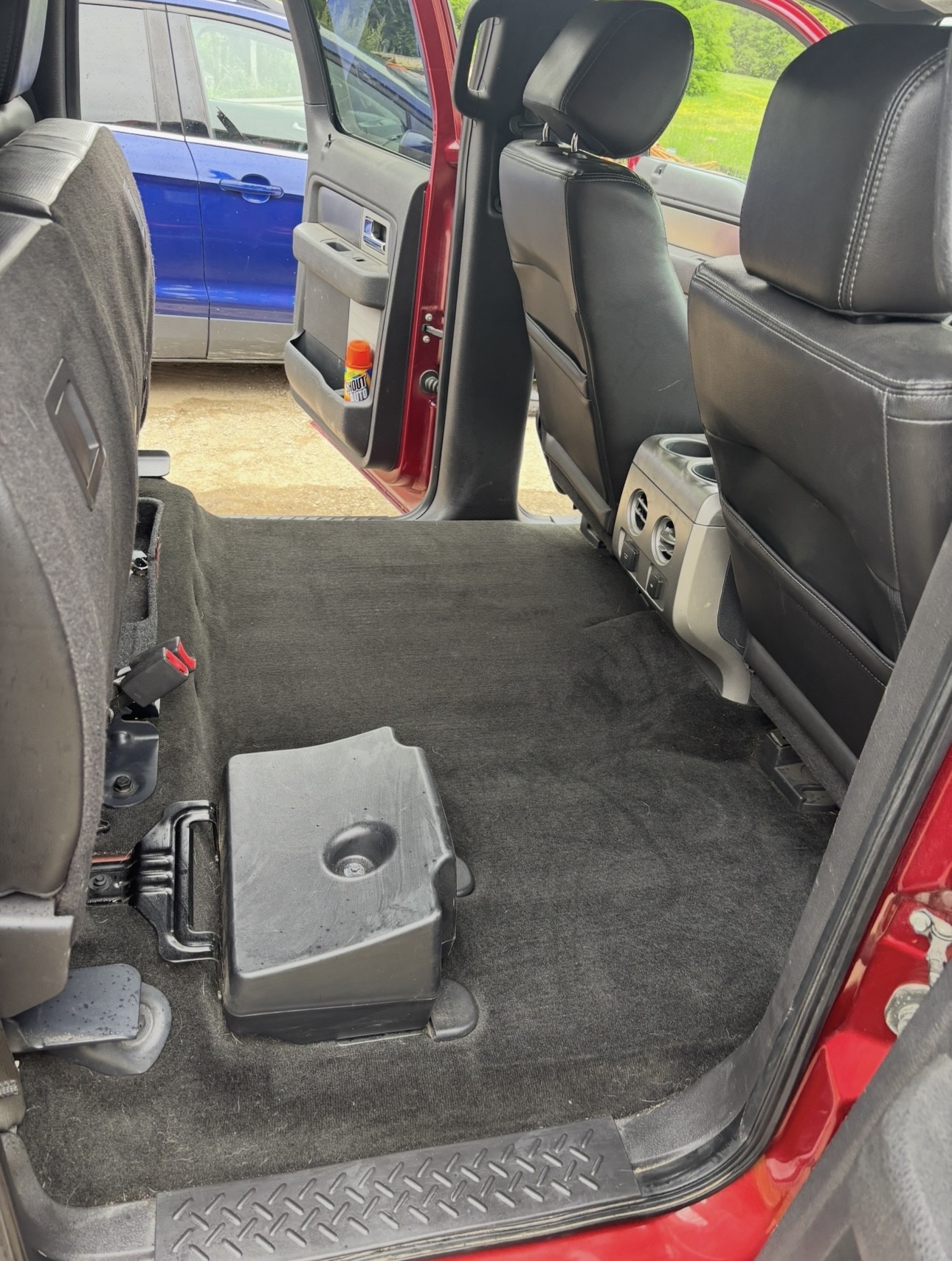 After interior detailing - clean truck interior